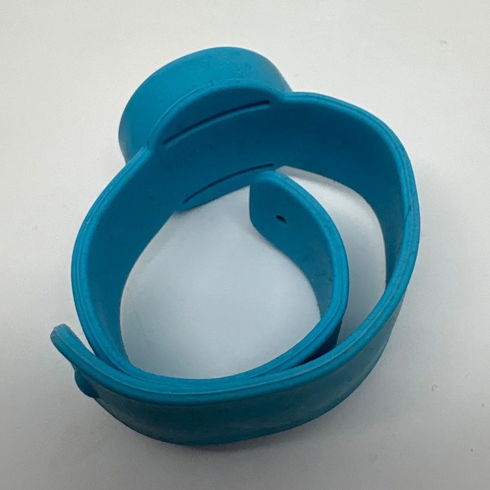 Untested battery Blue Kids Watch Round Face Easy Read Time Teacher Wristwatch‎